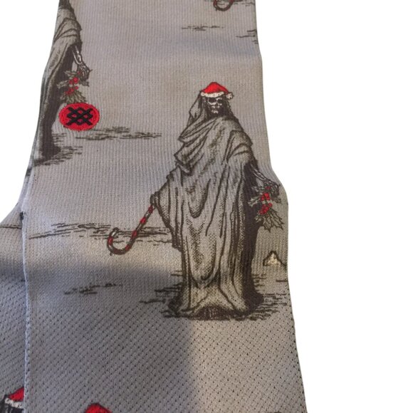 Stance Happy Holideath Men's Crew Socks Size Large 9-13 Gray Black - Picture 2 of 5